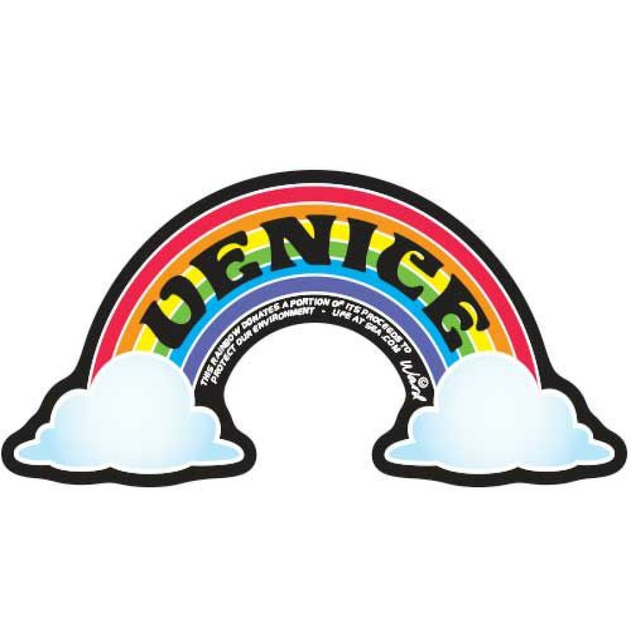 Accessories * | Venice Rainbow Sticker Classical