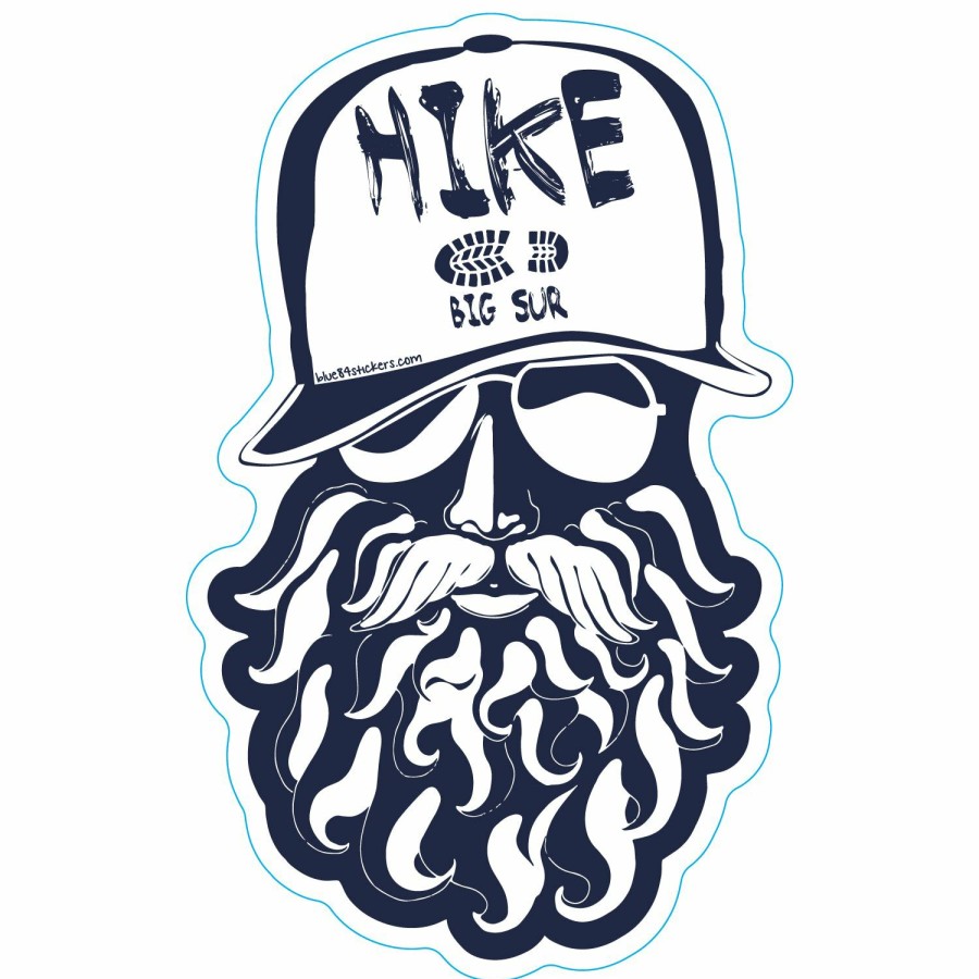 Accessories * | Beardy Hat Big Sur Sticker Good Quality