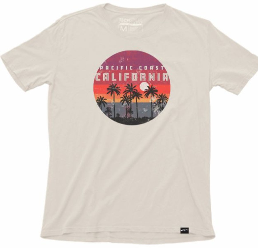 Men * | California History T-Shirt New Threads Oatmeal