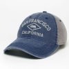 Accessories * | San Francisco Diamond Trucker Hat Best Choice Navy/Grey