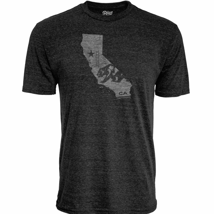 Men * | True State Golden Gate Bridge San Francisco T-Shirt Sale Online Black