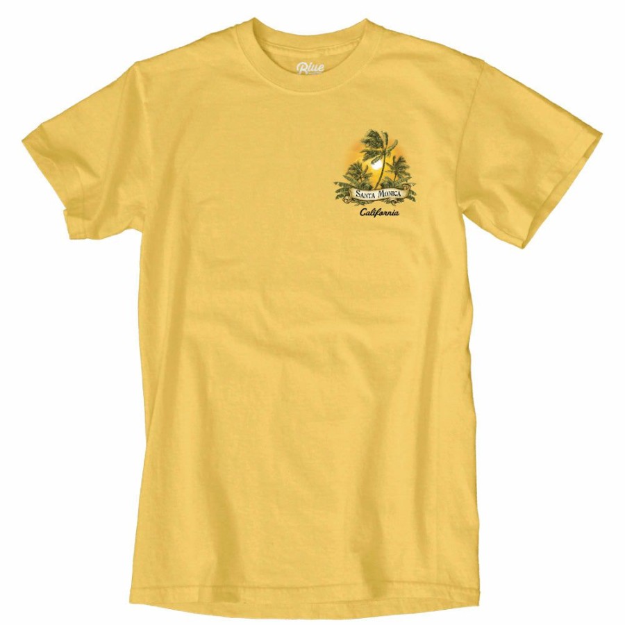 Men * | The Dream Palm Santa Monica T-Shirt Online Sales Sunburst