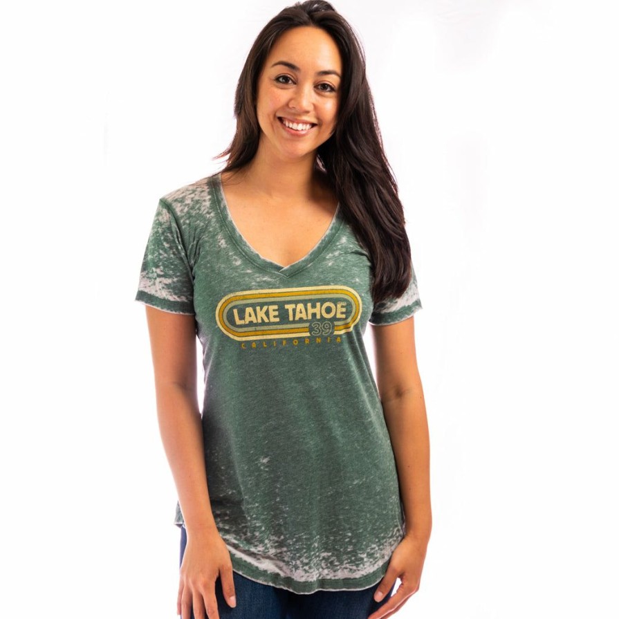 Women * | Console Lake Tahoe T-Shirt Sale Online Basil