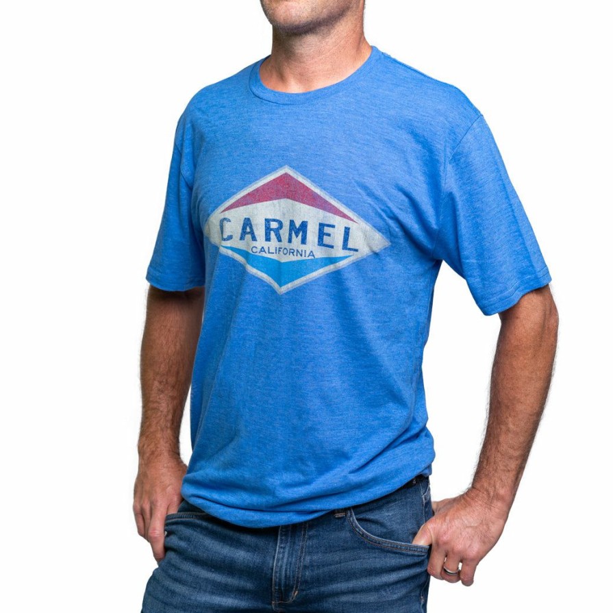 Men * | Slick Valve Carmel T-Shirt Top Selling Royal Blue