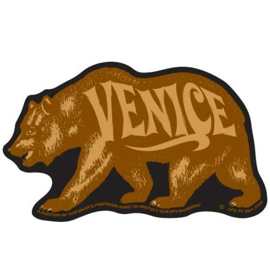 Accessories * | Venice California Bear Sticker Hot Selling