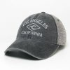 Accessories * | Diamond Los Angeles Trucker Hat Best-Selling Black/Grey