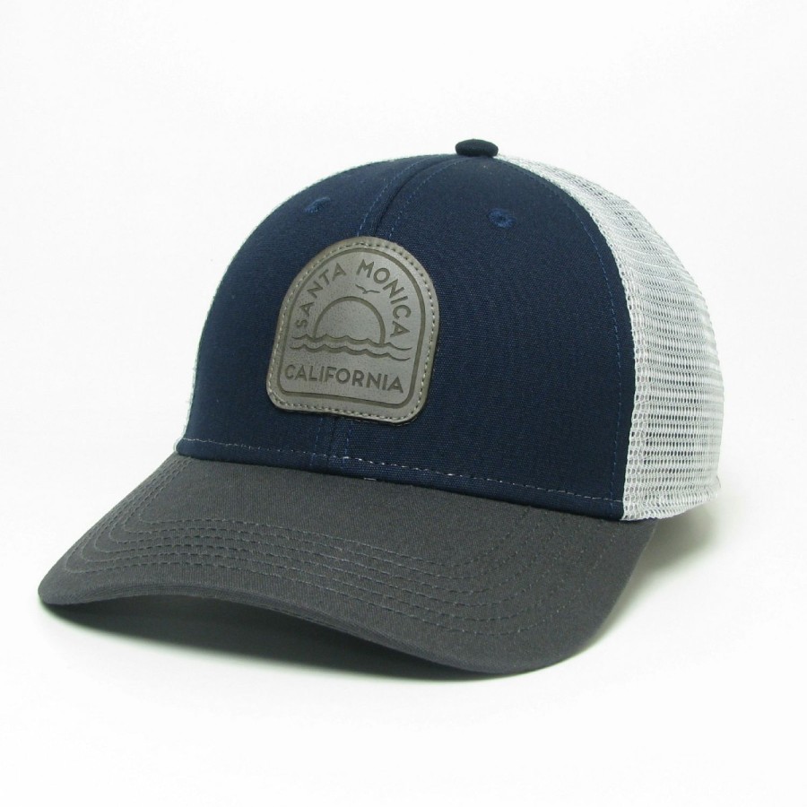 Accessories * | Santa Monica Radial Top Hat Sale Navy/Dark Grey/Silver Trucker