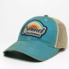 Accessories * | Carmel Youth Rainbow Trucker Hat Best-Selling Aqua