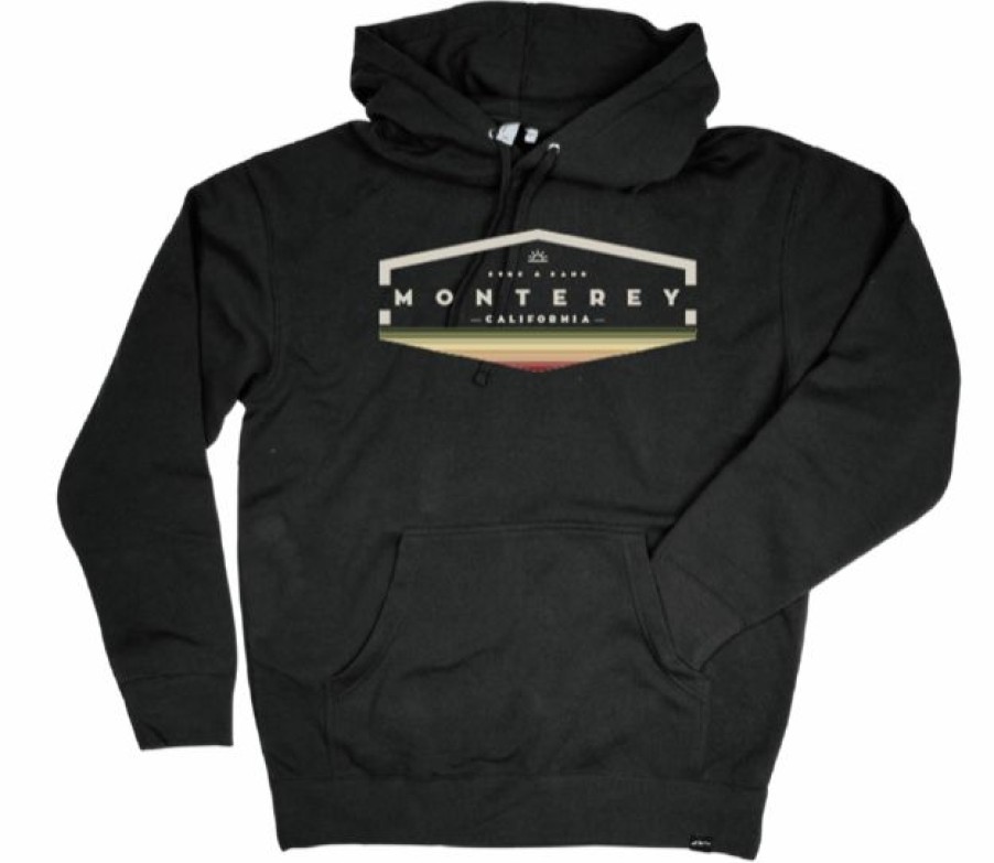 Men * | Sprinter Monterey Hooded Sweatshirt Discount Online Black