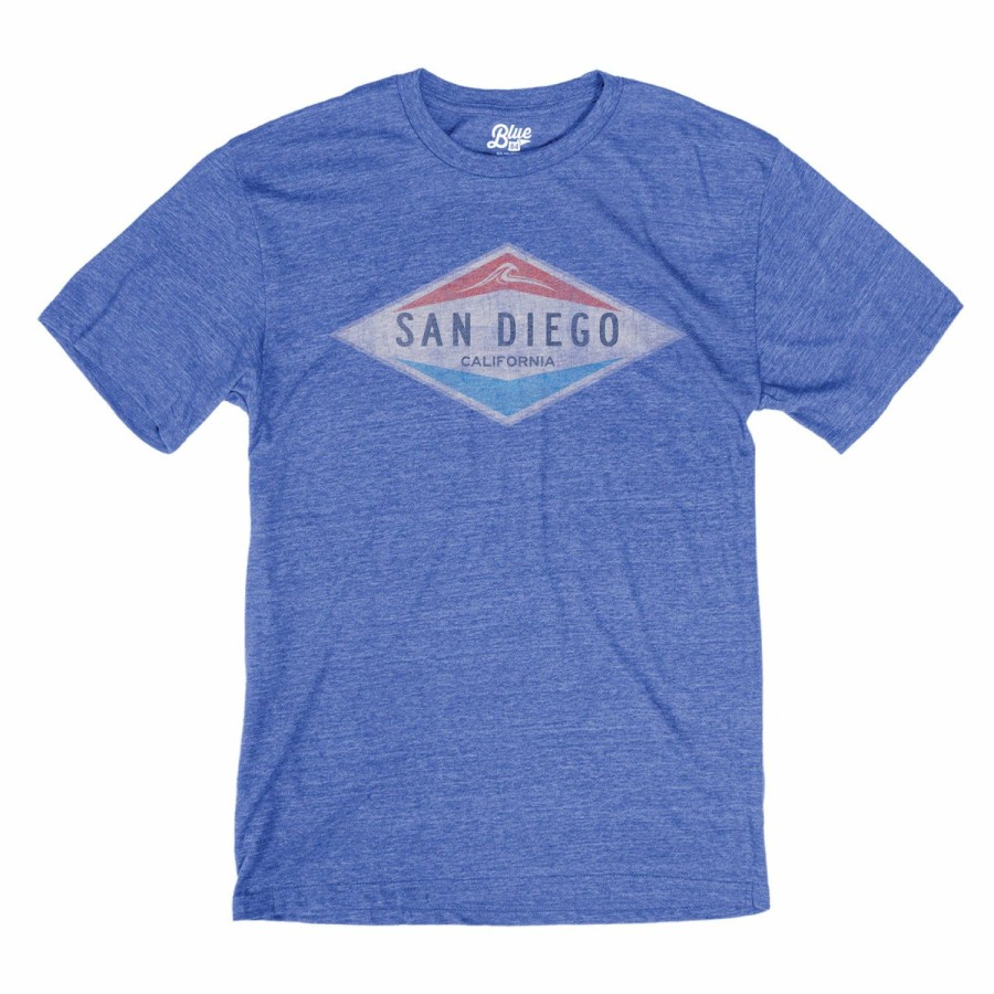 Men * | Slick Valve Wave San Diego T-Shirt Sale Online Royal