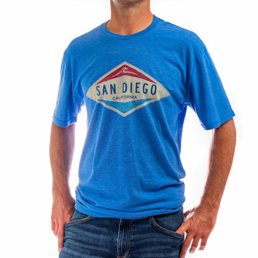 Men * | Slick Valve Wave San Diego T-Shirt Sale Online Royal