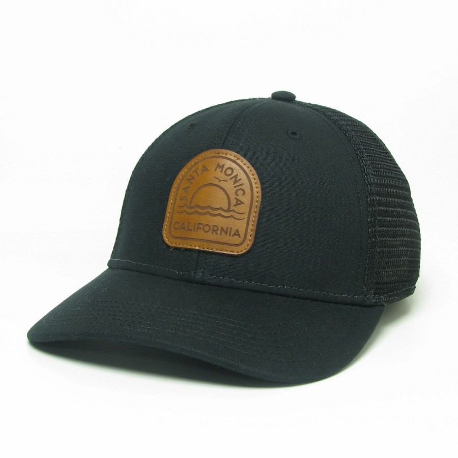 Accessories * | Santa Monica Radial Top Hat Sale Online Black Trucker