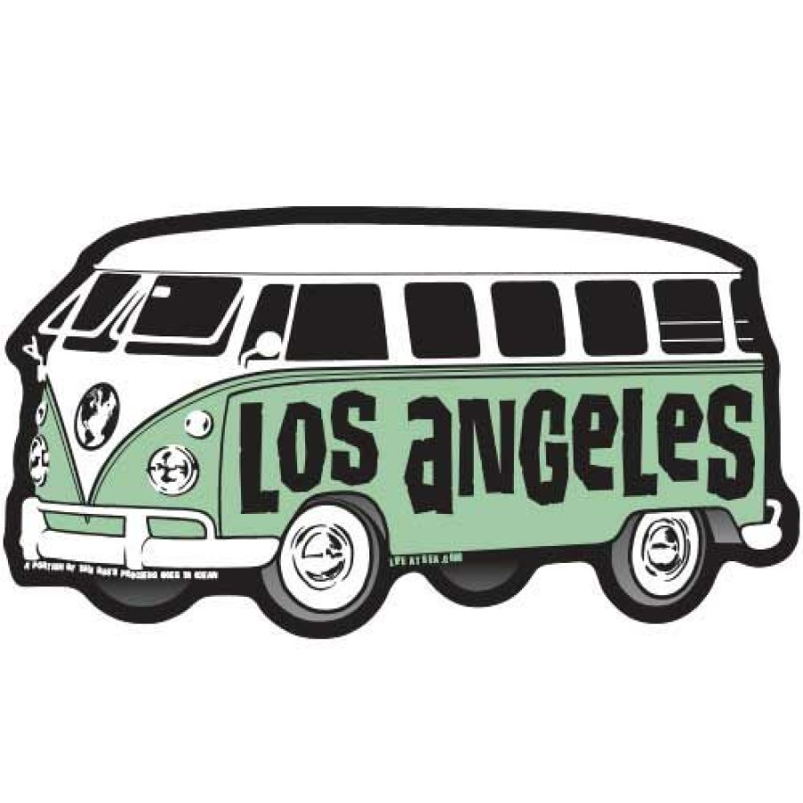 Accessories * | Los Angeles Vw Bus Sticker Hot Selling