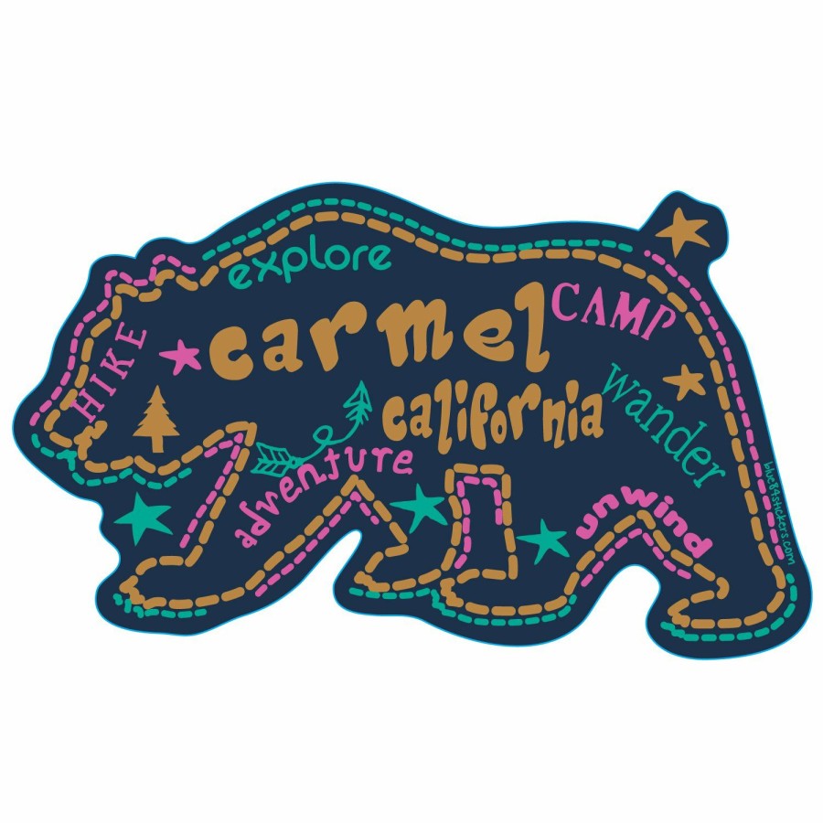 Accessories * | Fizzy Lifting Bear Carmel Sticker Best-Selling