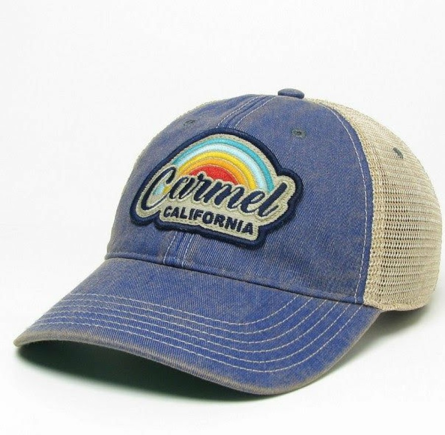 Accessories * | Rainbow Carmel Trucker Hat Sale Online Blue