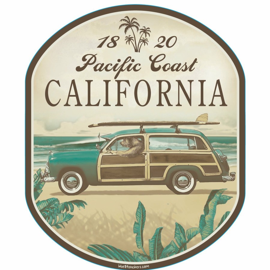 Accessories * | Ridgeline California Woody Sticker Bargain Sale