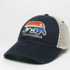 Accessories * | California Bear Horizon Youth Trucker Hat Sale Online Navy