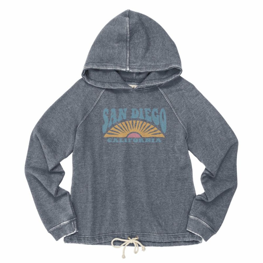 Women * | Day Dreamer San Diego Hooded Sweatshirt New Threads Navy