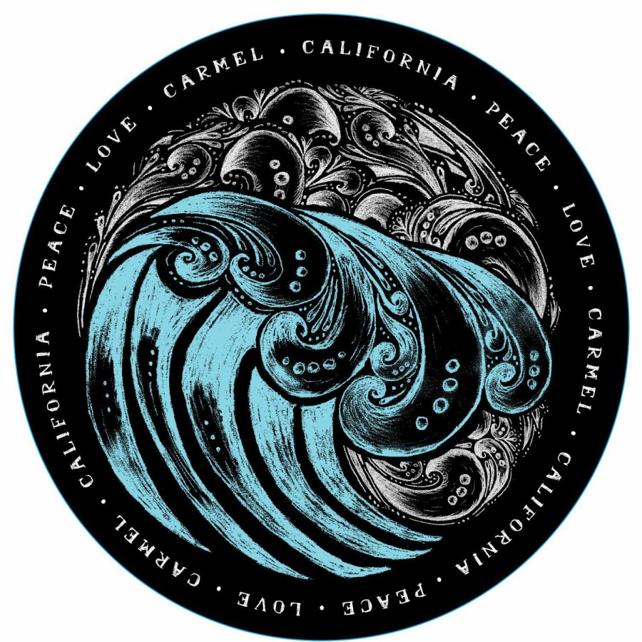 Accessories * | Yingy Wave Carmel Mini Sticker Sale