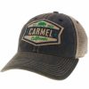 Accessories * | Carmel Wedge Trucker Hat Bargain Sale Navy