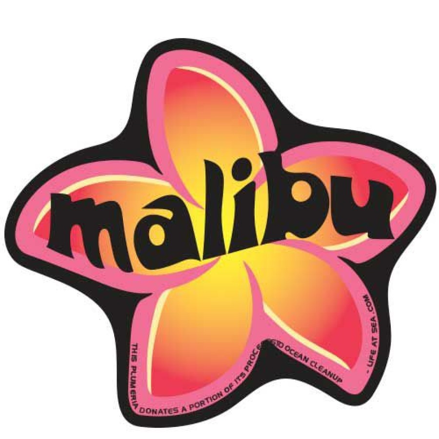 Accessories * | Malibu Plumeria Sticker Bargain Sale