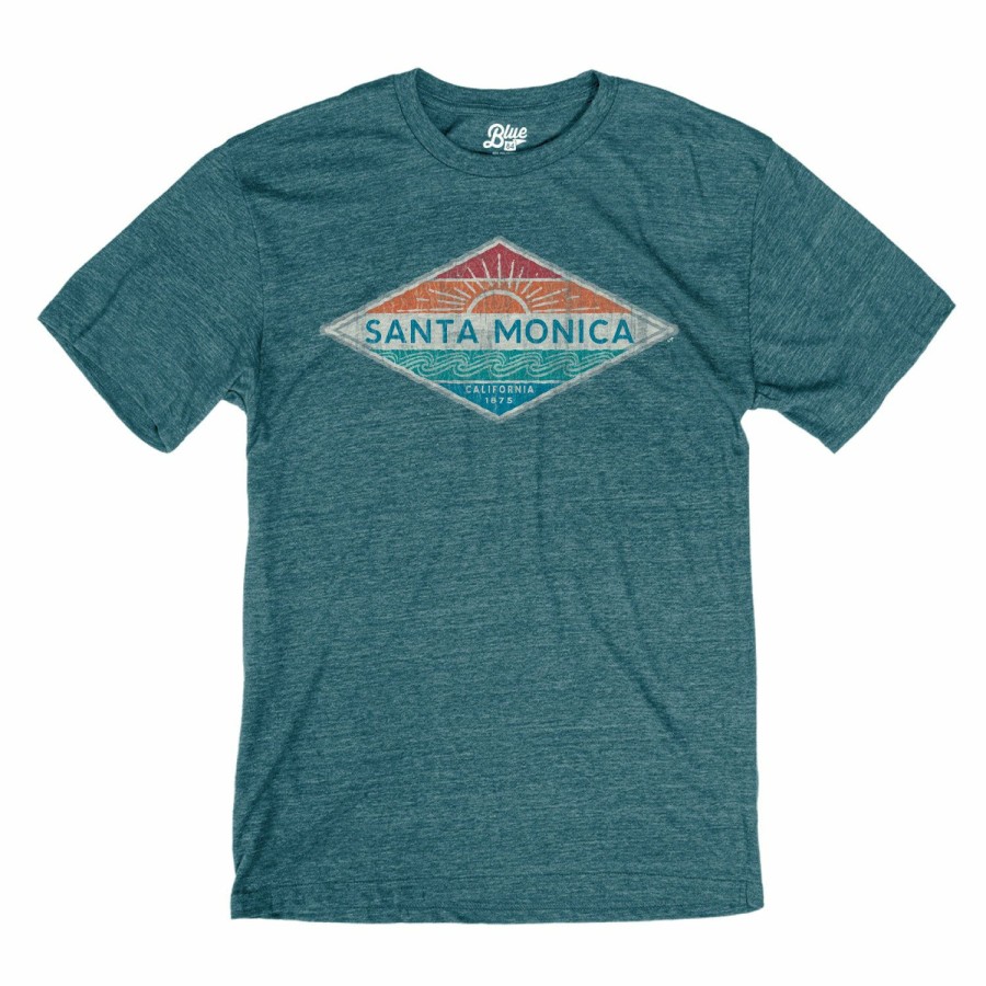 Men * | Hallena Sun Santa Monica T-Shirt Hot Selling Dark Teal