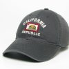 Accessories * | California Republic Flag Hat Top Selling Grey