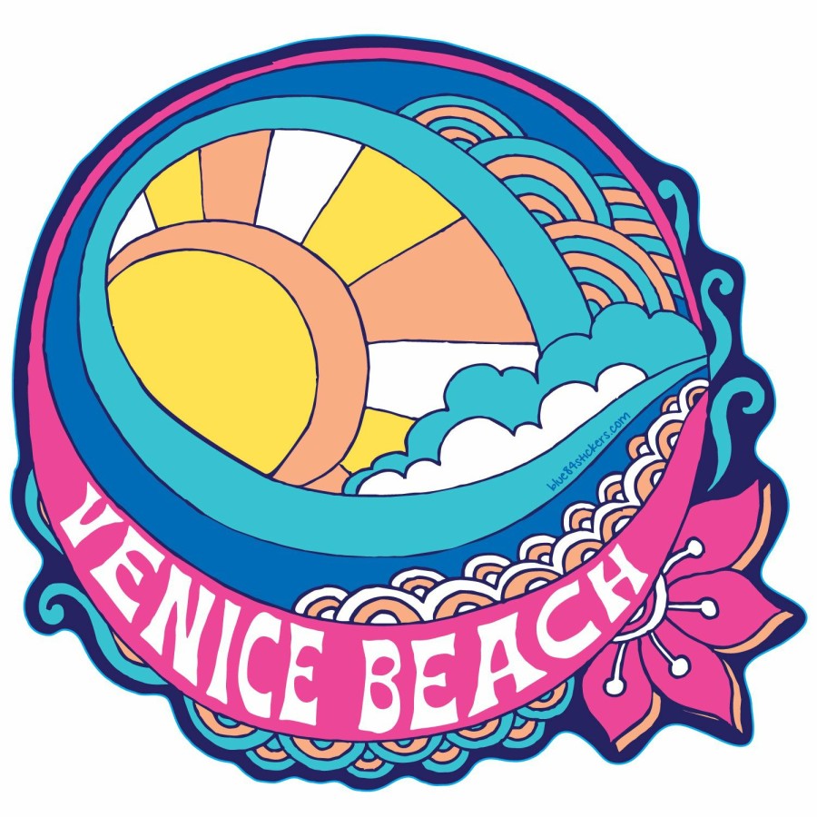 Accessories * | Danica Sun Venice Beach Sticker Top Selling