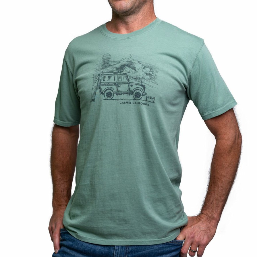 Men * | Trail Cruiser Carmel Tee Hot Selling Moss