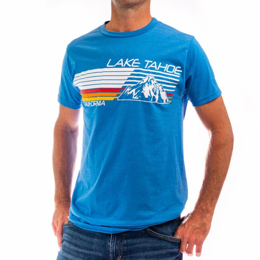 Men * | Con Mach 3 Lake Tahoe T-Shirt Good Quality Royal