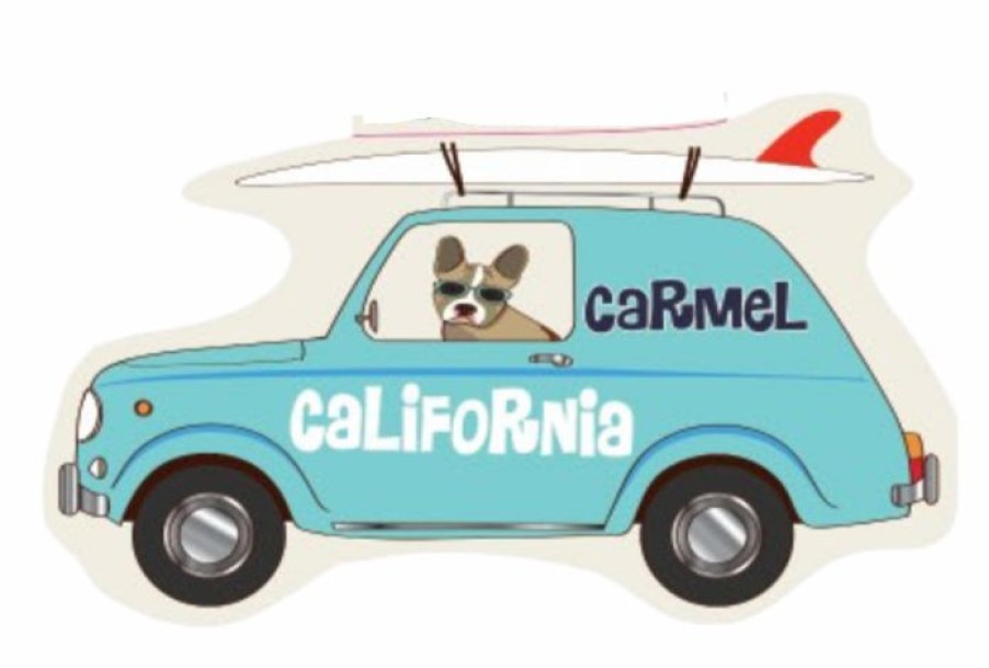 Accessories * | Surf Dog Carmel Mini Sticker Classical