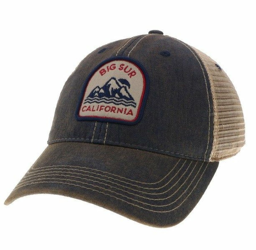 Accessories * | Big Sur Radial Top Trucker Hat Cheap Online Navy