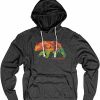 Men * | Remnant Bear Golden Gate San Francisco Lightweight Hoodie Top Selling Black