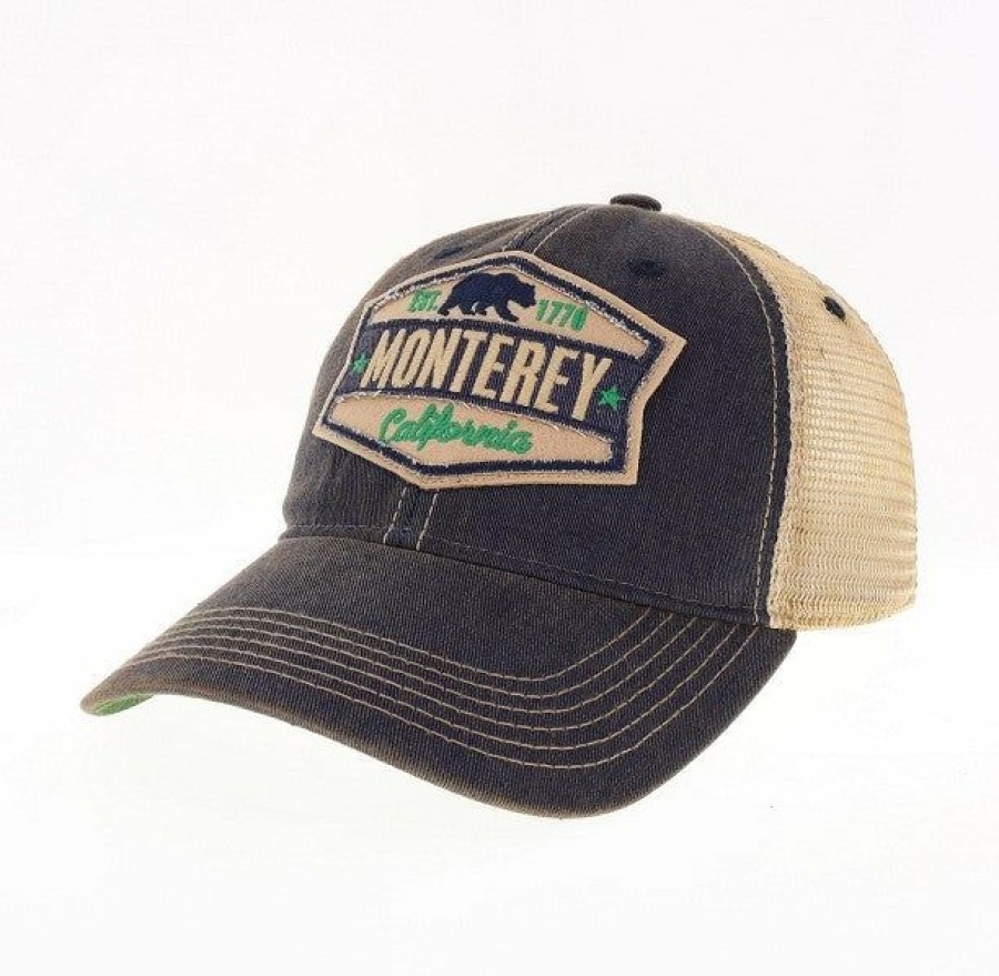 Accessories * | Monterey Wedge Trucker Hat Online Sales Navy