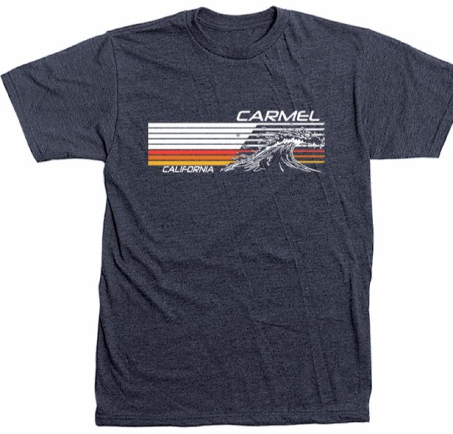 Men * | Mach 3 Wave Carmel T-Shirt Sale Online Navy