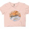 Women * | Grooby Carmel Crop T-Shirt Cheap Online Guava