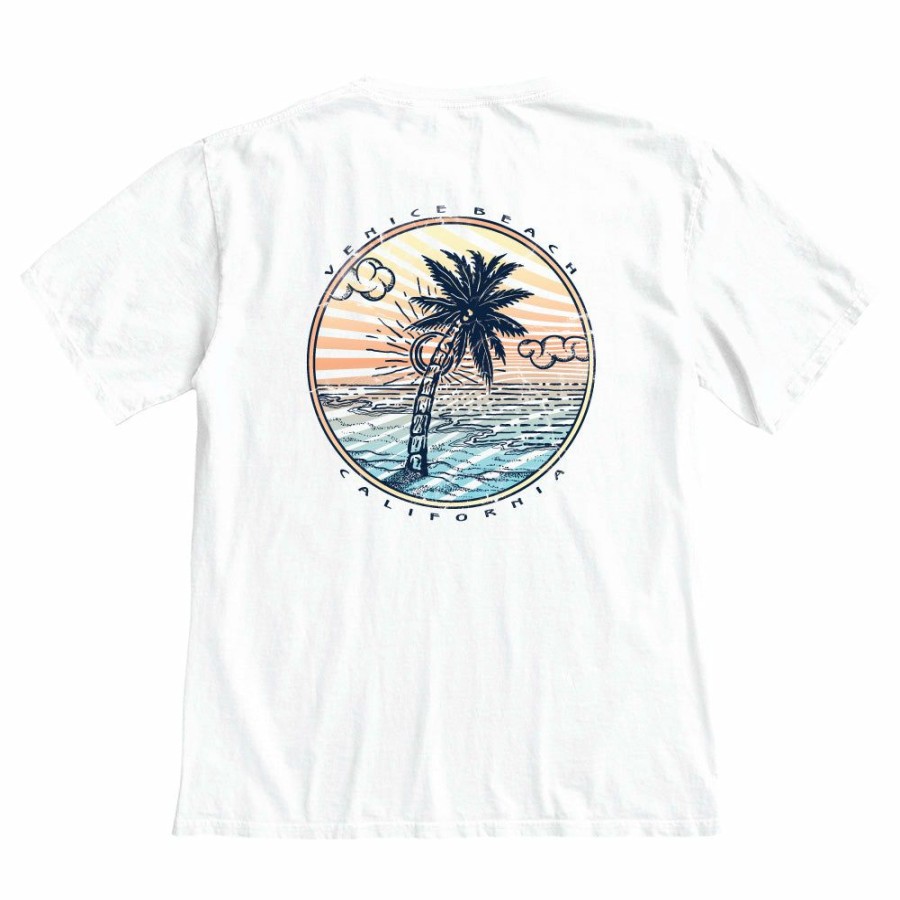 Men * | Pickled Palm Venice Beach T-Shirt Hot Sale White