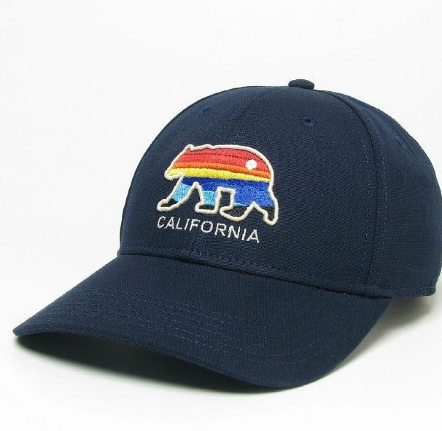 Accessories * | California Bear Horizon Hat Top Selling Navy