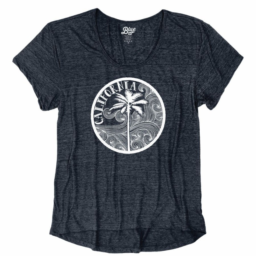 Women * | Weezer Beach California T-Shirt Special Navy