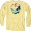 Men * | Coastal Club Wave Carmel Long Sleeve T-Shirt Special Butter