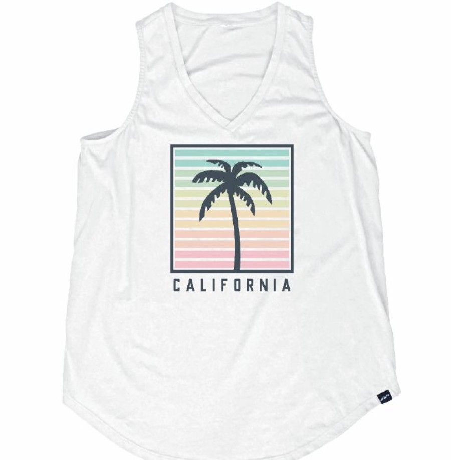 Women * | Shutters California Tank Top Best Choice White