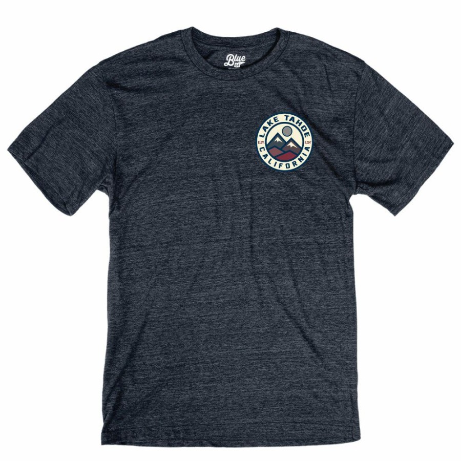 Men * | Security V2 Mountains Lake Tahoe T-Shirt Sale Online Navy