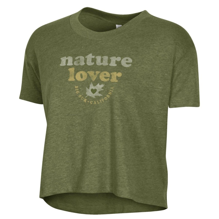 Women * | Nature Lover Big Sur Crop T-Shirt Discount Online Pine