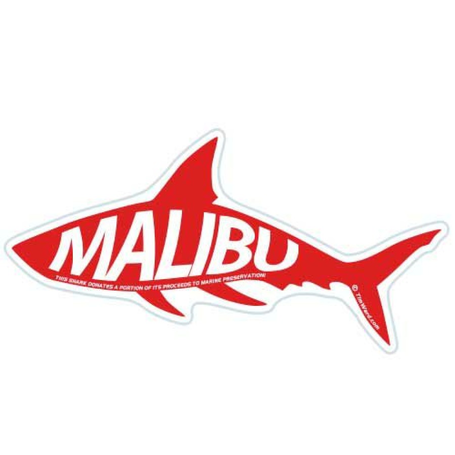 Accessories * | Malibu Shark Sticker Official