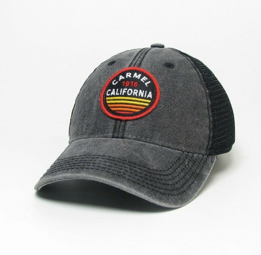 Accessories * | Carmel Sunset Trucker Hat Good Quality Black