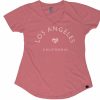 Women * | Con Crystal Clear Los Angeles T-Shirt Hot Selling Watermelon