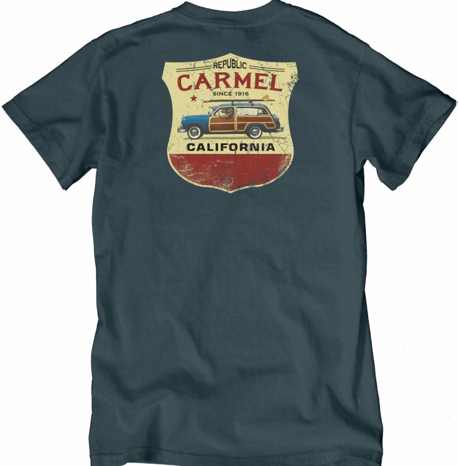 Men * | Liberty Bell Carmel Woody T-Shirt Best-Selling Indigo