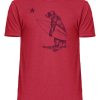 Men * | Surf Bear California T-Shirt Reliable Quality Vintage Red