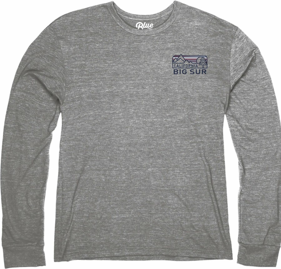 Men * | Consign V3 Big Sur Long Sleeve T-Shirt Hot Sale Heather