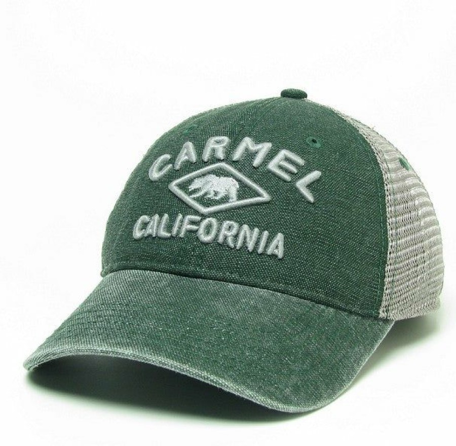 Accessories * | Diamond Carmel Trucker Hat Reliable Quality Dark Green